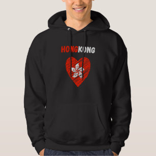 Hong Kong Flag Holiday Hong Kong Heart Hongkonger  Hoodie
