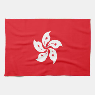 Hong Kong flag Kitchen Towel