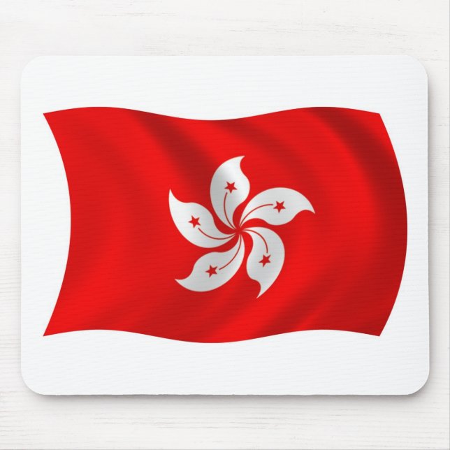 Hong Kong Flag Mousepad (Front)