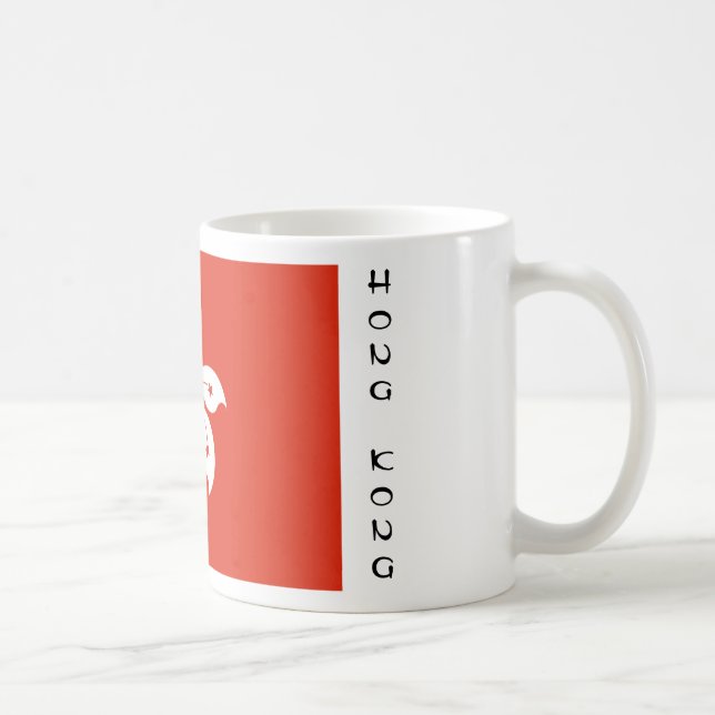 Hong Kong flag mug (Right)