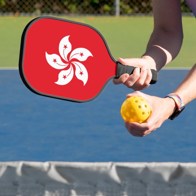 Hong Kong flag Pickleball Paddle (Insitu)