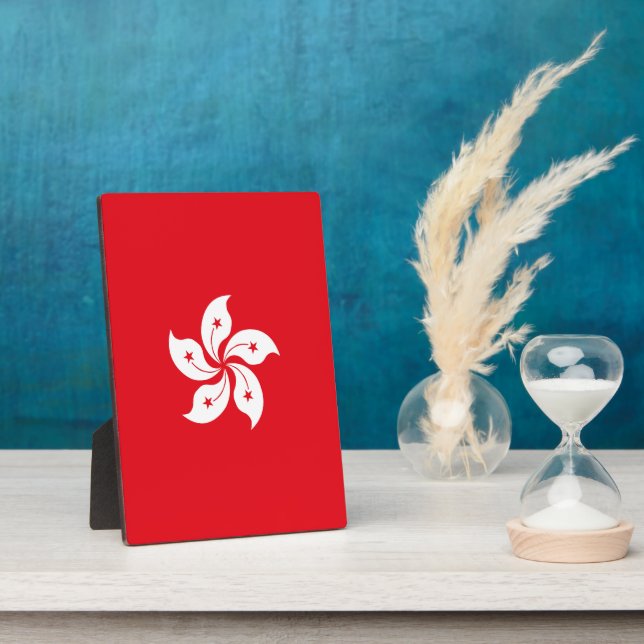 Hong Kong flag Plaque (Side)