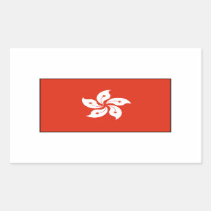 Hong Kong Flag Sticker