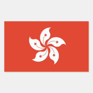 Hong Kong Flag Sticker