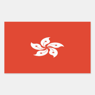 Hong Kong Flag Sticker