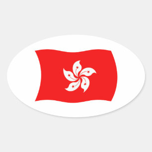 Hong Kong Flag Sticker