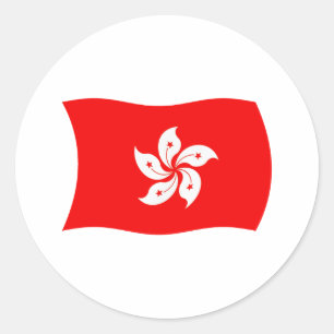 Hong Kong Flag Sticker