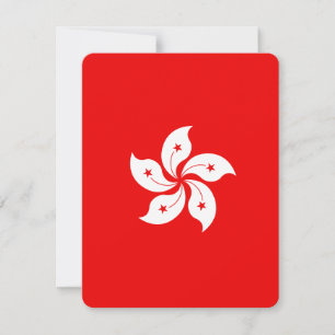 Hong Kong Flag White Orchid Symbol