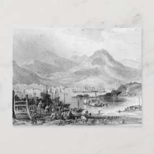Hong-Kong from Kow-loon Postcard