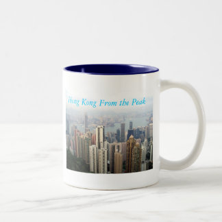 Hong Kong From The Peak Two-Tone Coffee Mug