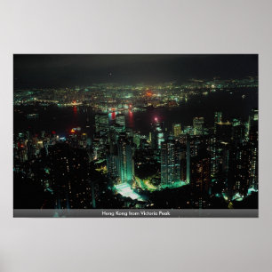 Hong Kong from Victoria Peak Poster