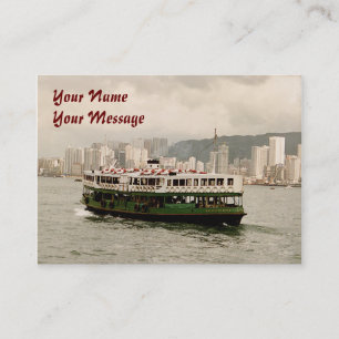 Hong Kong Island Ferry 2011 Calendar Business Card