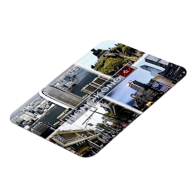 Hong Kong - Mosaic - Magnet (Left Side)