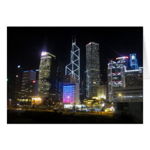 hong kong night lights