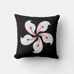 Hong Kong Orchid Throw Pillow