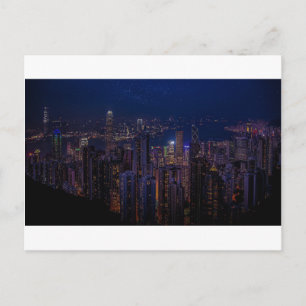 Hong Kong Skyline Postcard