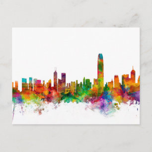 Hong Kong Skyline Postcard
