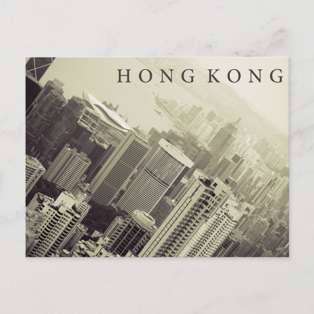 Hong Kong Skyline Postcard (Front)