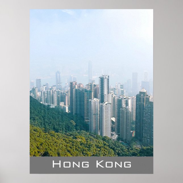 Hong Kong skyline Victoria'sPeak travel wall decor (Front)