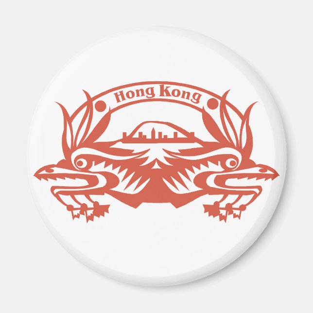 Hong Kong Stamp Magnet (Front)