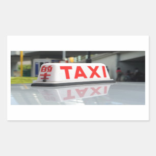 Hong Kong Taxi Sticker