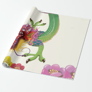Hong Kong Vintage style travel poster Wrapping Paper