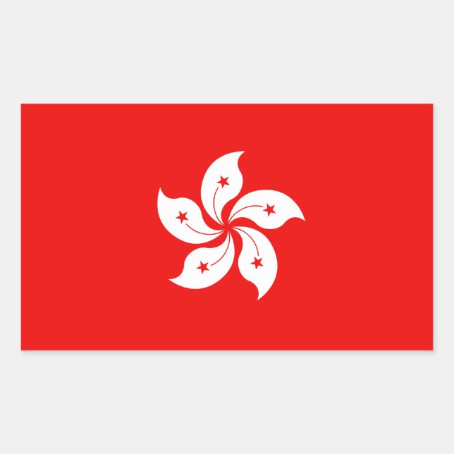 Hong Kong White Orchid Symbol Sticker (Front)