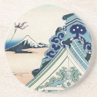 Honganji Temple at Asakusa Mt Fuji, Feudal Japan Coaster