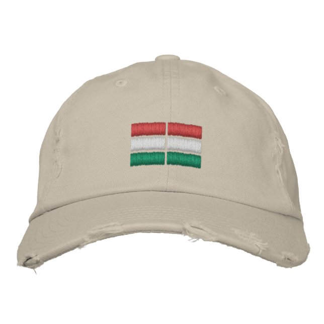 Hongrie Casquette de baseball brodé (Devant)