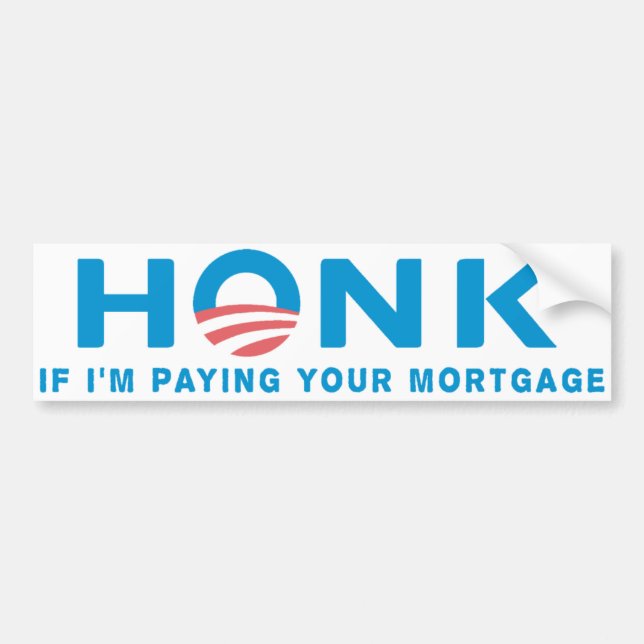 Honk Anti Obama Bumpersticker Bumper Sticker (Front)
