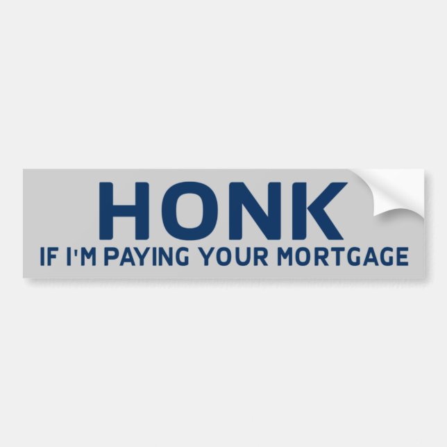 Honk Anti Obama BumperSticker Bumper Sticker (Front)