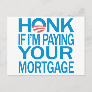 Honk AntiObama Postcard