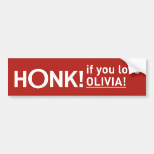 "HONK!" BUMPER STICKER