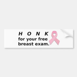Honk for Exam. Bumper Sticker