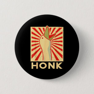 Honk Goose - Funny Duck Chicken Meme Idea 2 Inch Round Button