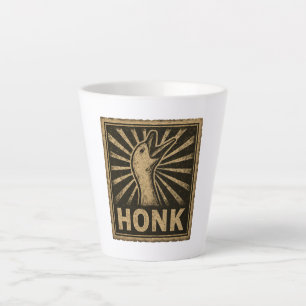 Honk Goose Funny Duck Chicken Meme Latte Mug