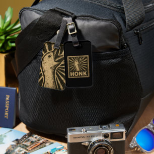 Honk Goose Funny Duck Chicken Meme Luggage Tag