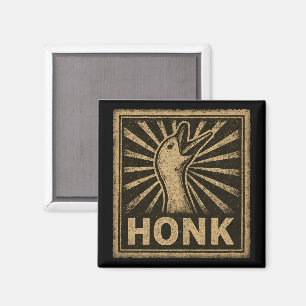 Honk Goose Funny Duck Chicken Meme Magnet