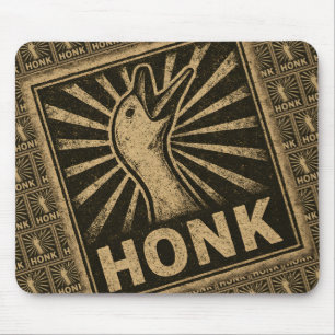 Honk Goose Funny Duck Chicken Meme Mouse Pad