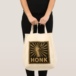 Honk Goose Funny Duck Chicken Meme Tote Bag