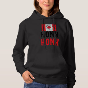 Honk Honk Canadian Truckers Rule Canada Vintage Hoodie