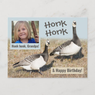 Honk honk + Grandpa's birthday CC0317 Postcard
