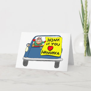 Honk If You Love Hanukkah Greeting Card