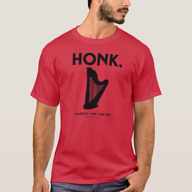 Honk Unisex Tee (Cardinal) (Front)