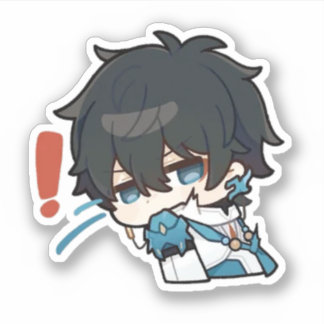 Honkai Star Rail Chibi Dan Heng Sticker Surprise