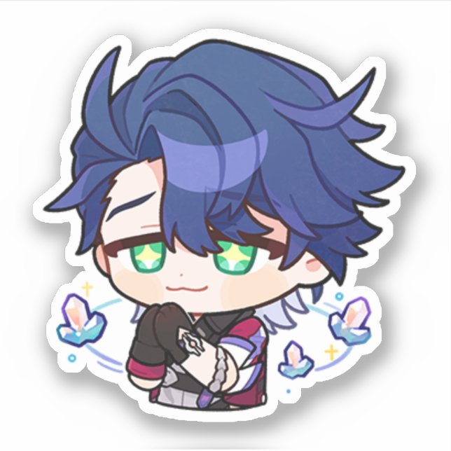 Honkai Star Rail Chibi Sampo Sticker (Front)