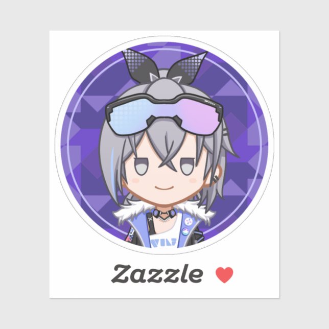 Honkai Star Rail Chibi Silver Wolf Sticker (Sheet)