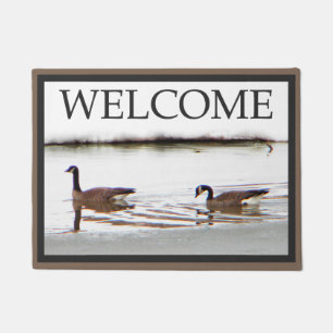 Honkers (Canada Geese) - Welcome Doormat