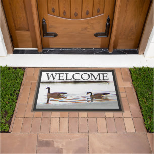 Honkers (Canada Geese) - Welcome Doormat