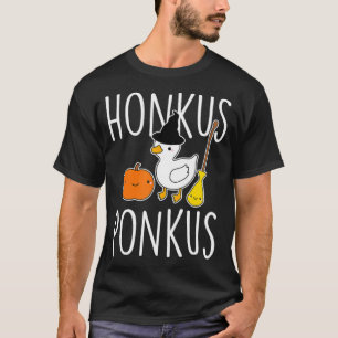Honkus Ponkus Funny Halloween Witch watercolor pr T-Shirt